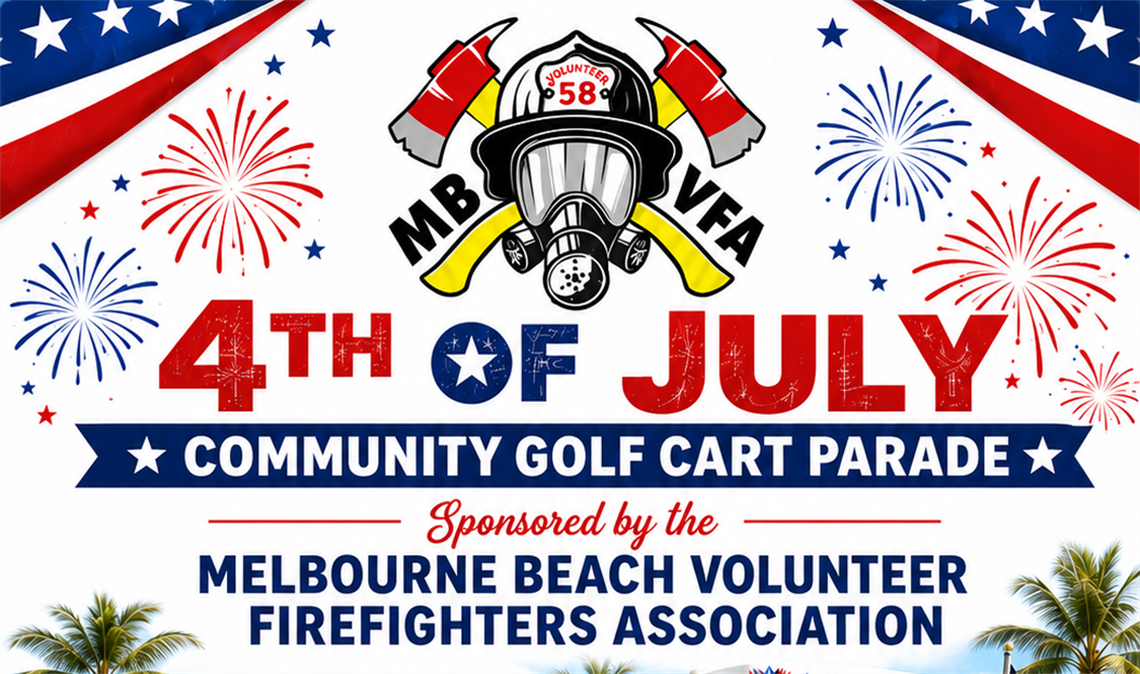 4th of July Golf Cart Parade Banner