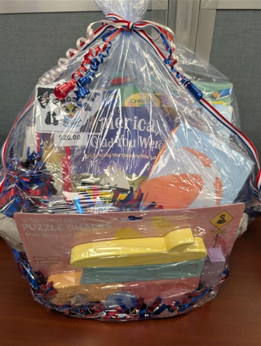 Prize basket for a child