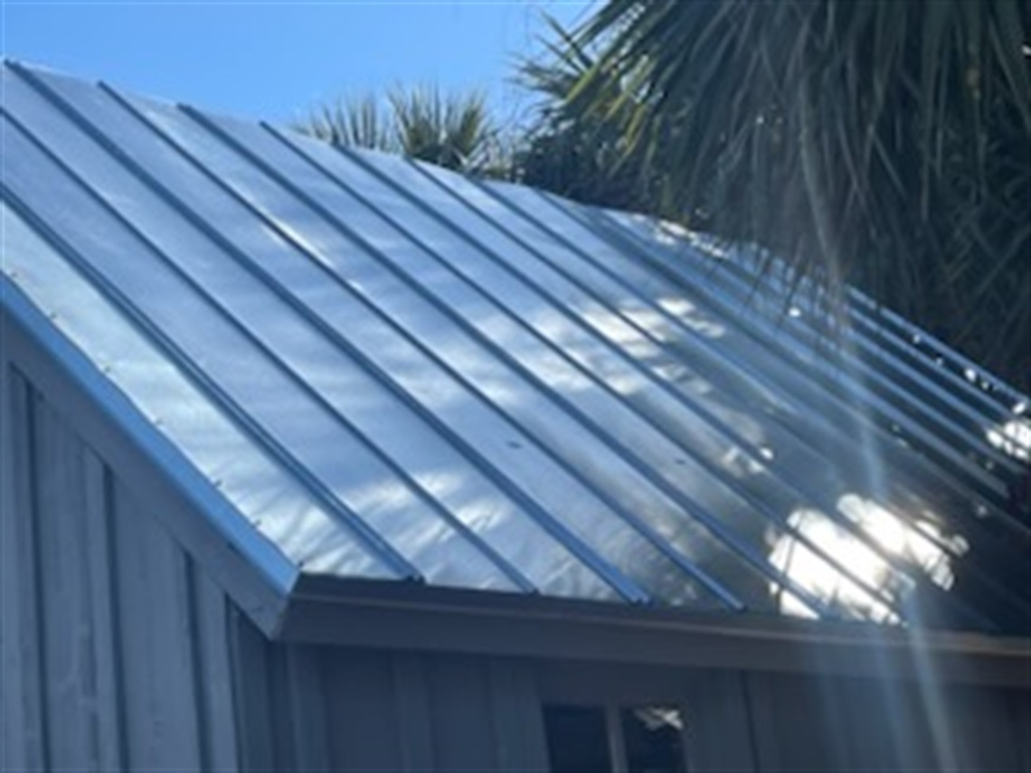 new tin roof on the Old Post Office