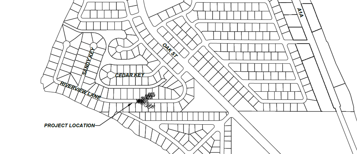 410 Riverview Ln Storm Repair project location