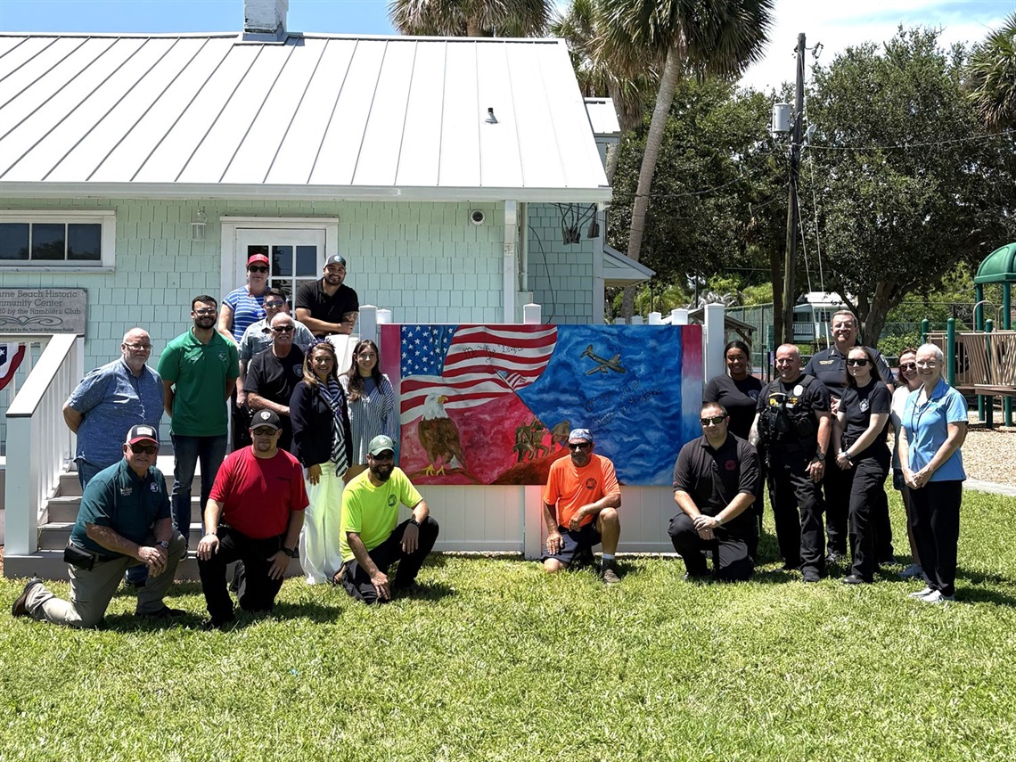 4th of July mural by Meadow Miller