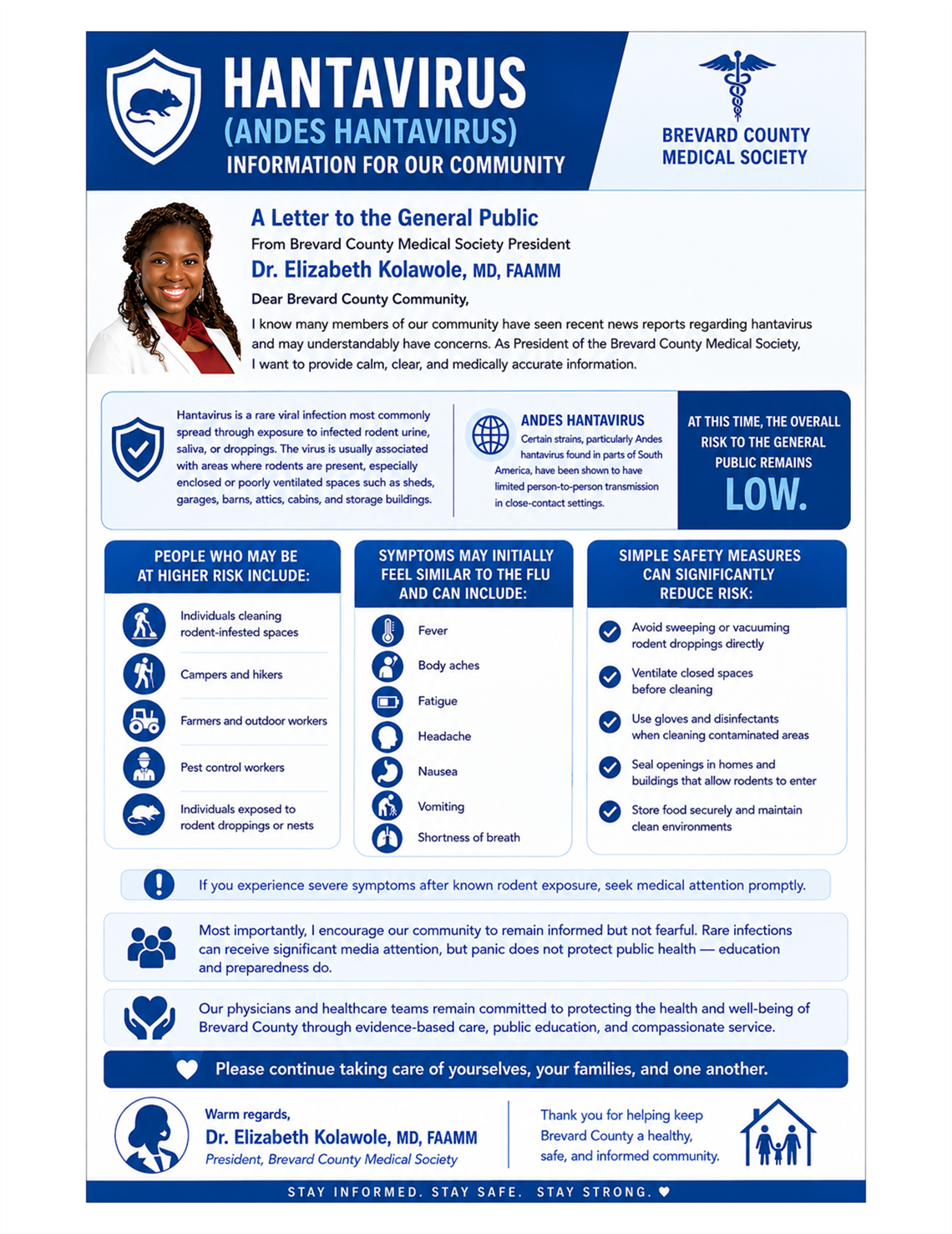 Community Awareness Flyer for Hantavirus
