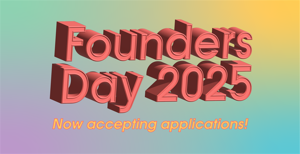 Founders Day 2025 application announcement