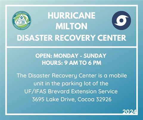 Hurricane Milton Disaster Recovery Center