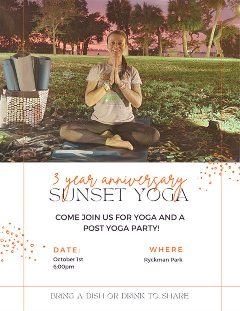 sunset yoga anniversary reschedule