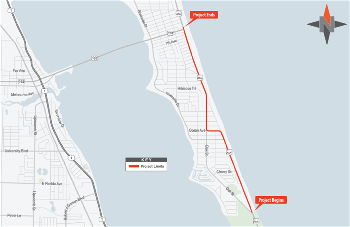 A1A resurfacing map