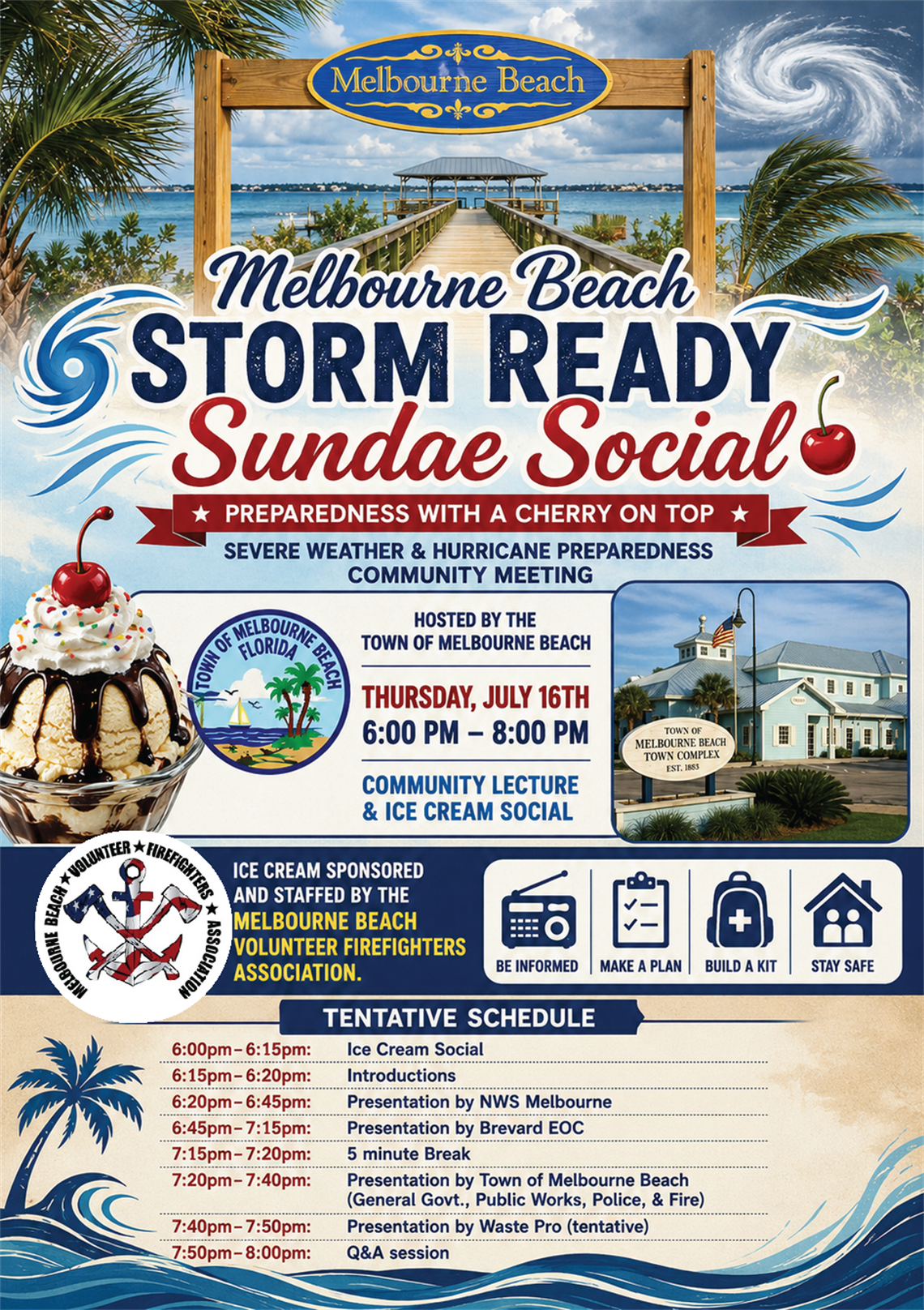 Weather Event Flyer - Thursday, July 16th, 2026 from 6 to 8 PM